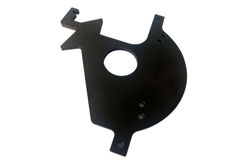 CNC pemesinan plat shim oksida hitam